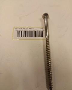 Hexagon head wood screw M10x180 SKT SST f/concrete/grounding